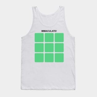 Immaculate Grid Baseball Tank Top